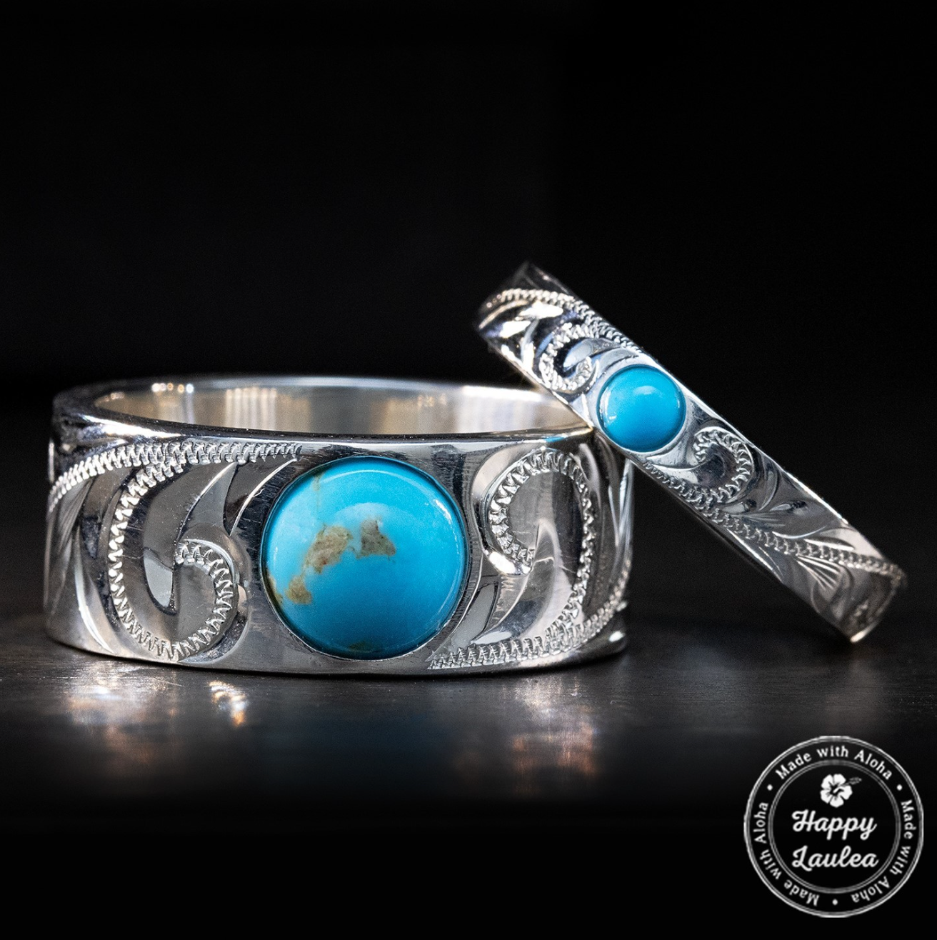 Native American Important Turtle Hand Carved Turquoise Sterling Silver Bracelet