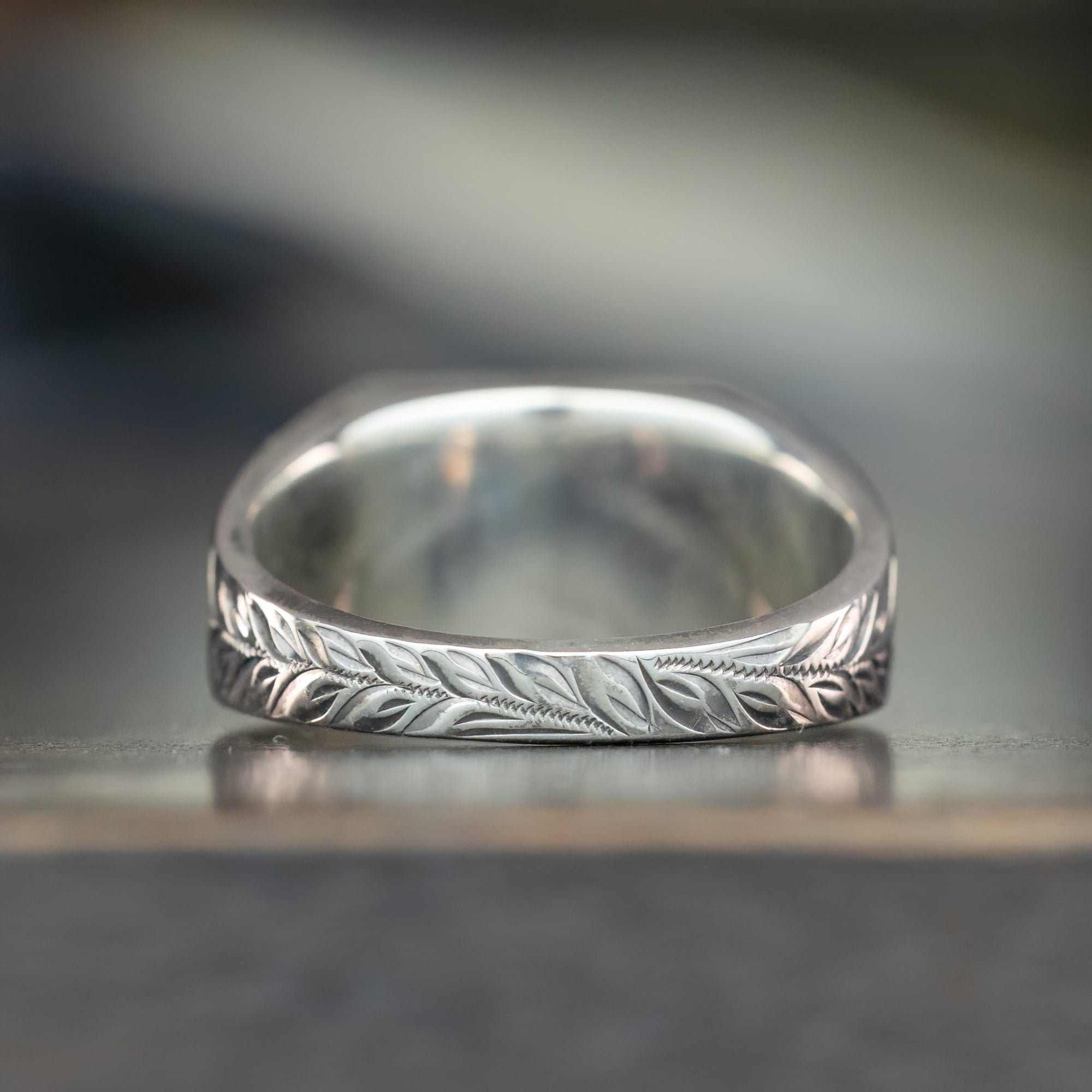 'The Abstract' Maile Chevron Ring