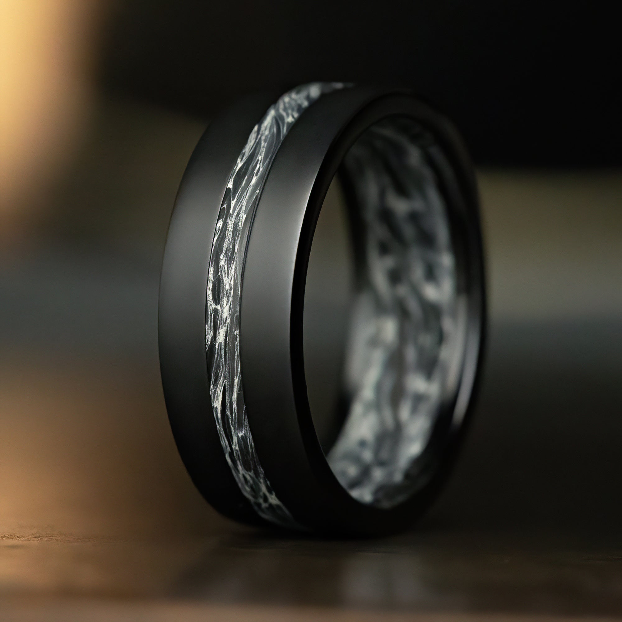 Black Titanium + Forged Caron Fiber