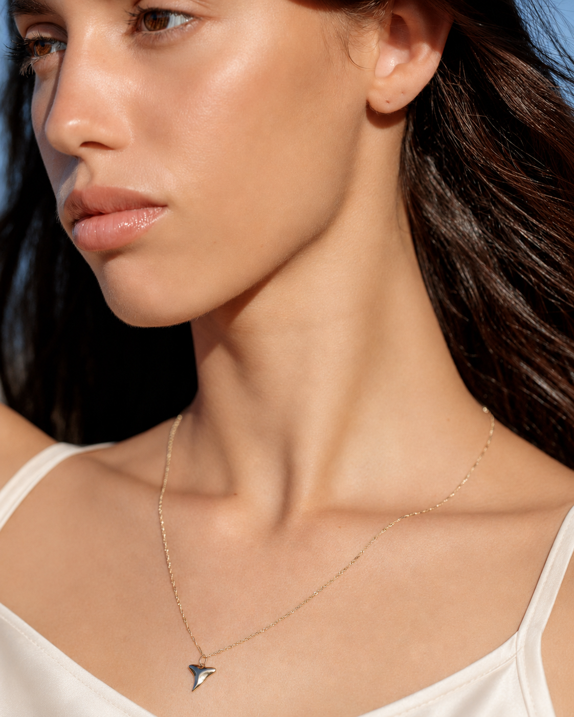 14K Shark Tooth Pendant