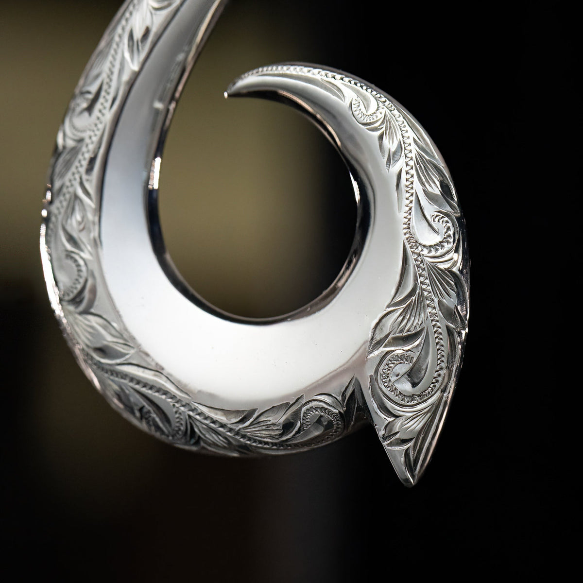 Sterling Silver "Big Kahuna" Fish Hook Pendant