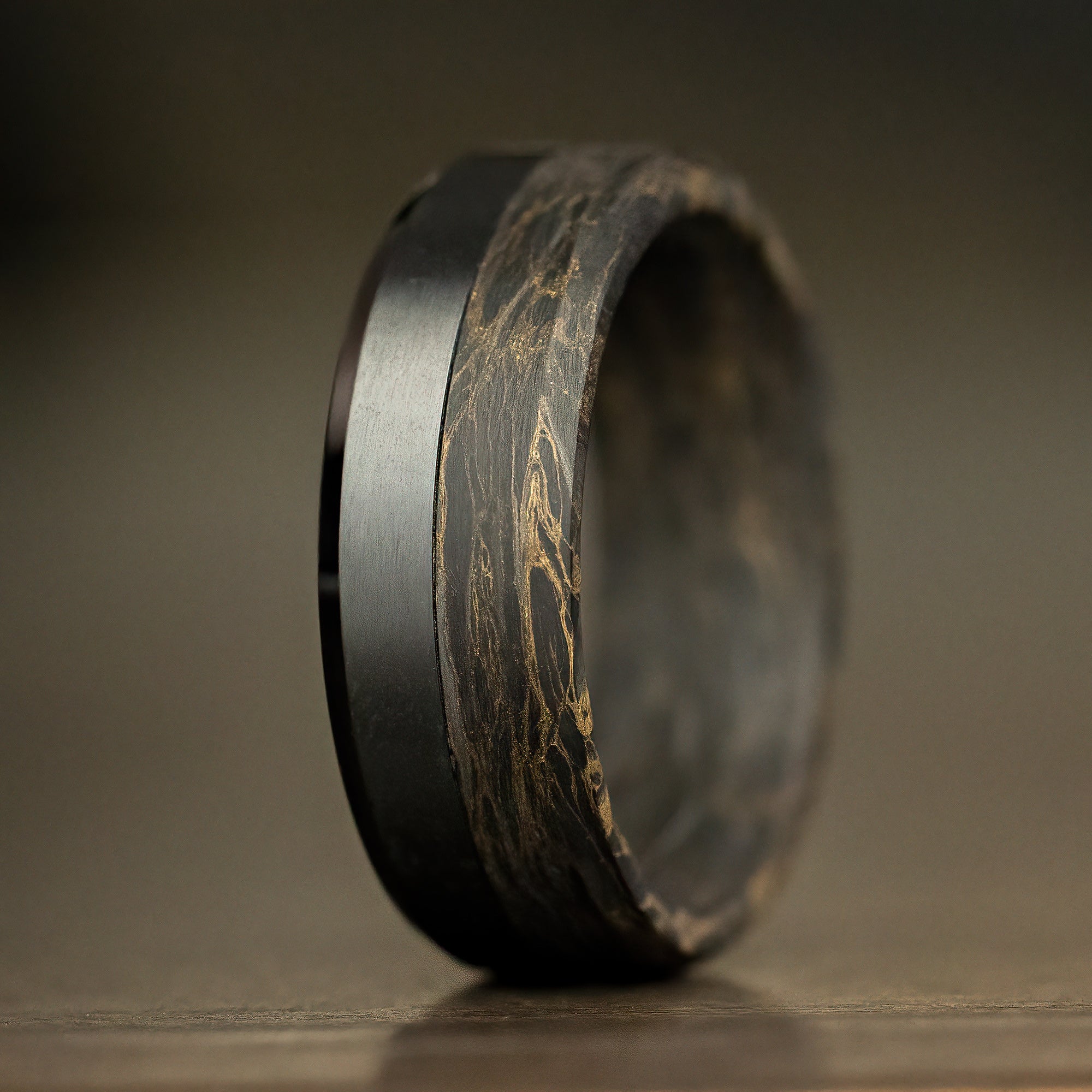 Zirconium + Gold Forged Carbon Fiber