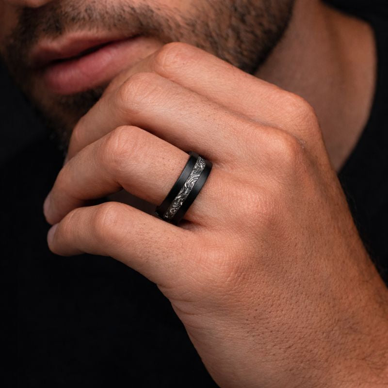 Black Titanium + Forged Caron Fiber