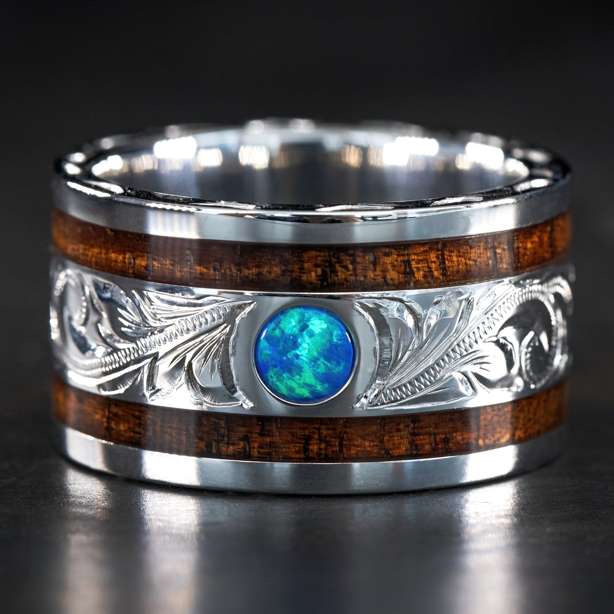 14k Gold Ring [12mm width] 'The Laniakea'