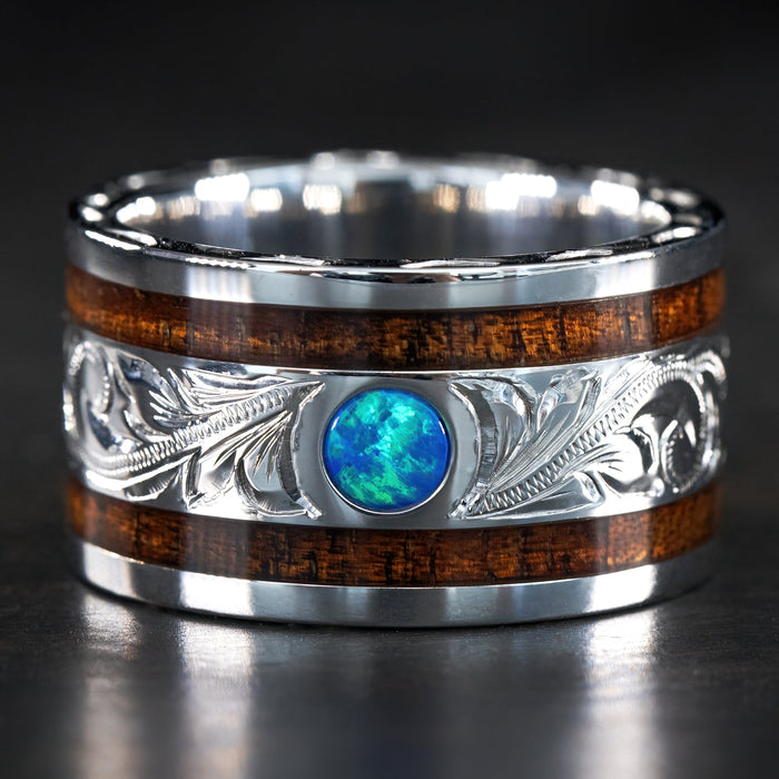 14k Gold Ring [12mm width] 'The Laniakea'
