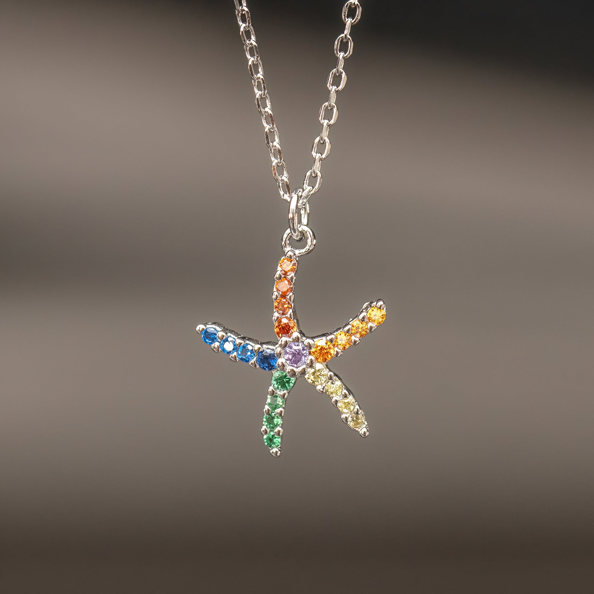 Rainbow Starfish [Anuenue 'Rainbow' Collection] Sterling Silver