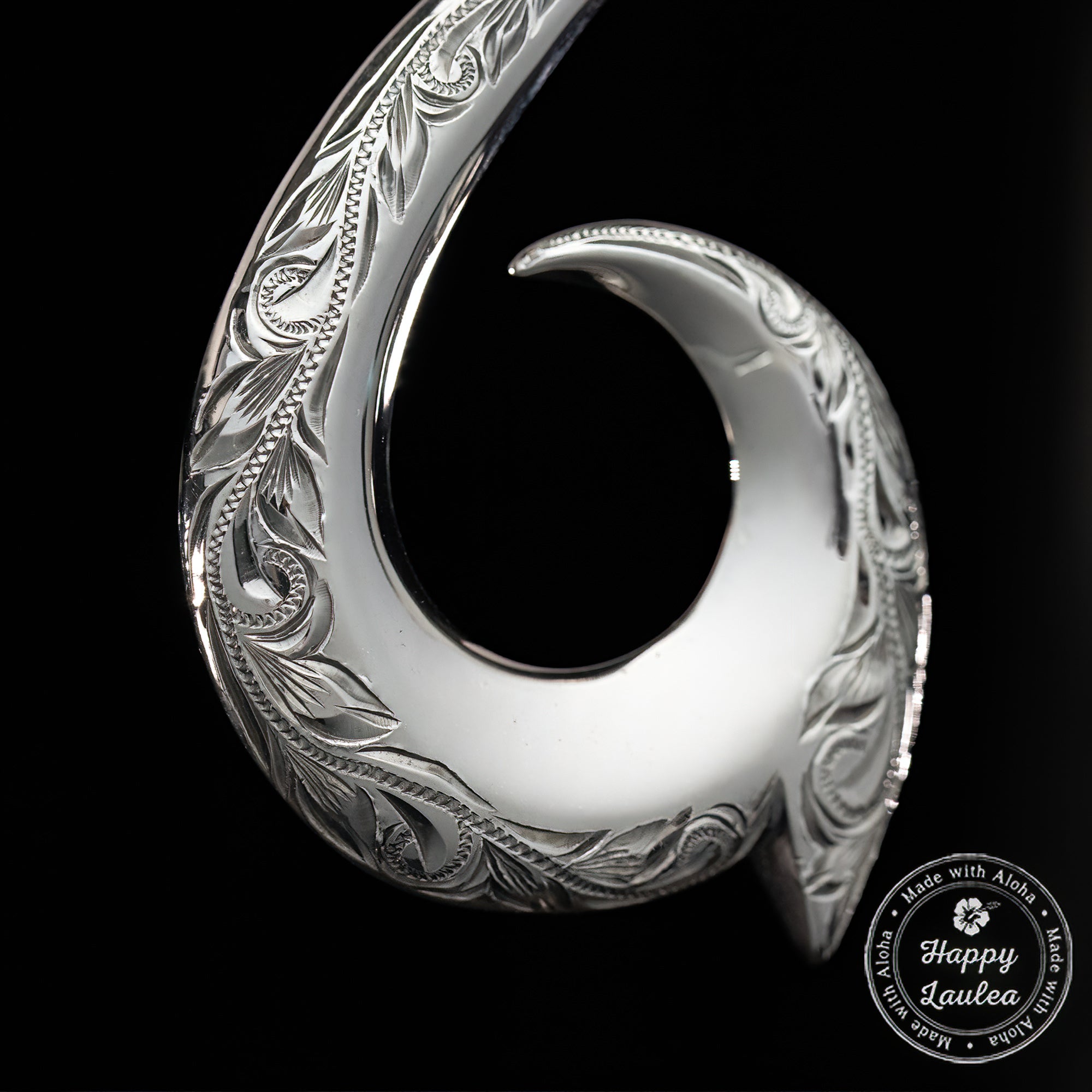 Sterling Silver "Big Kahuna" Fish Hook Pendant