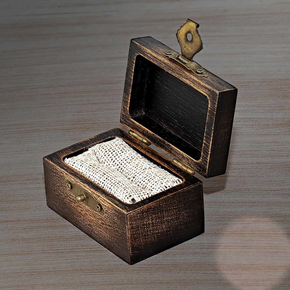 Wood Ring Box - Fits 1 Ring
