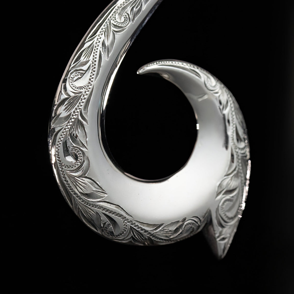 Sterling Silver "Big Kahuna" Fish Hook Pendant