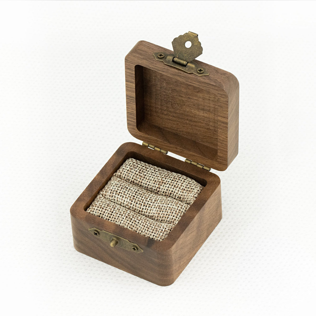 Wood Ring Box - Fits 2 Rings