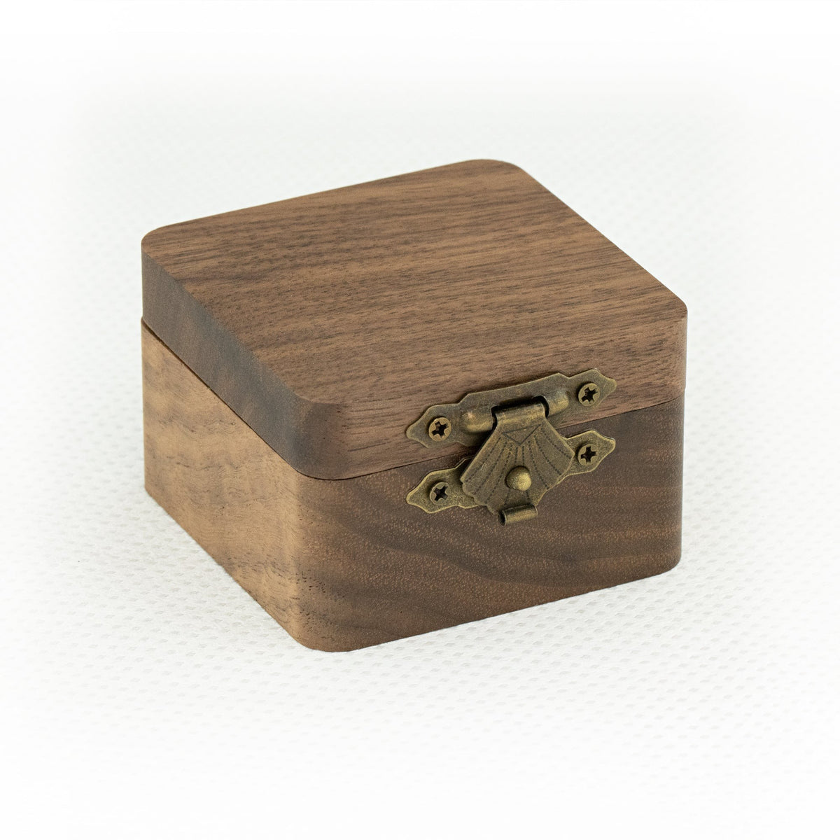 Wood Ring Box - Fits 2 Rings