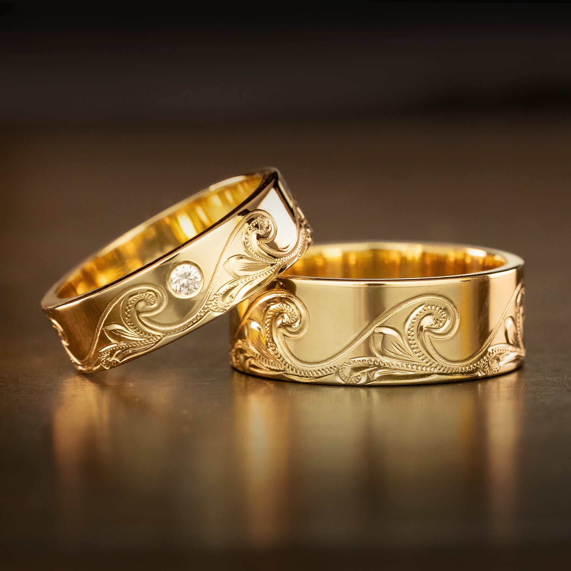 ワイレア 14kリング Ohana Flat Cutout Ring – The Hawaiian Jewelry Wailea ハワイアン