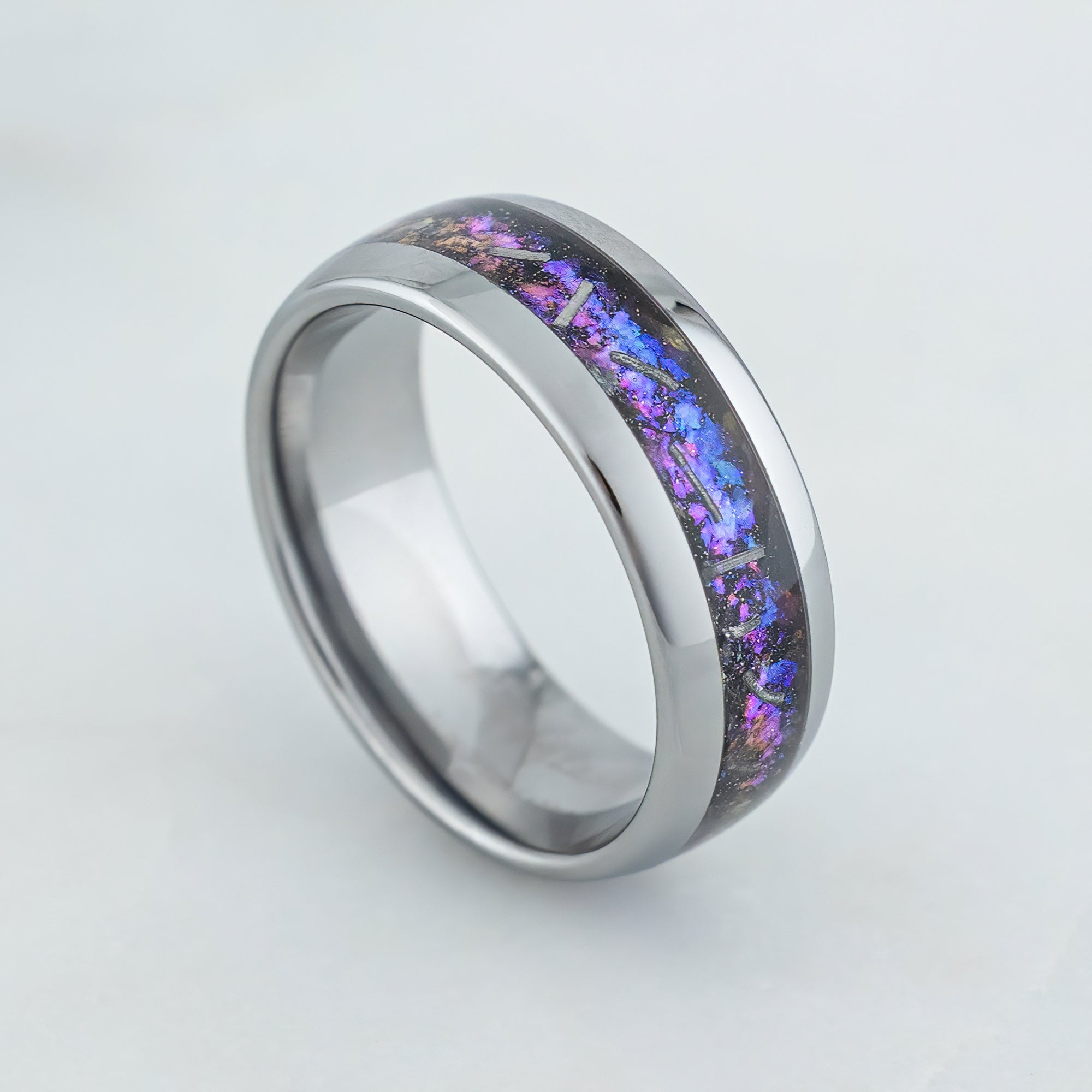 Blue Fire Opal & Meteorite