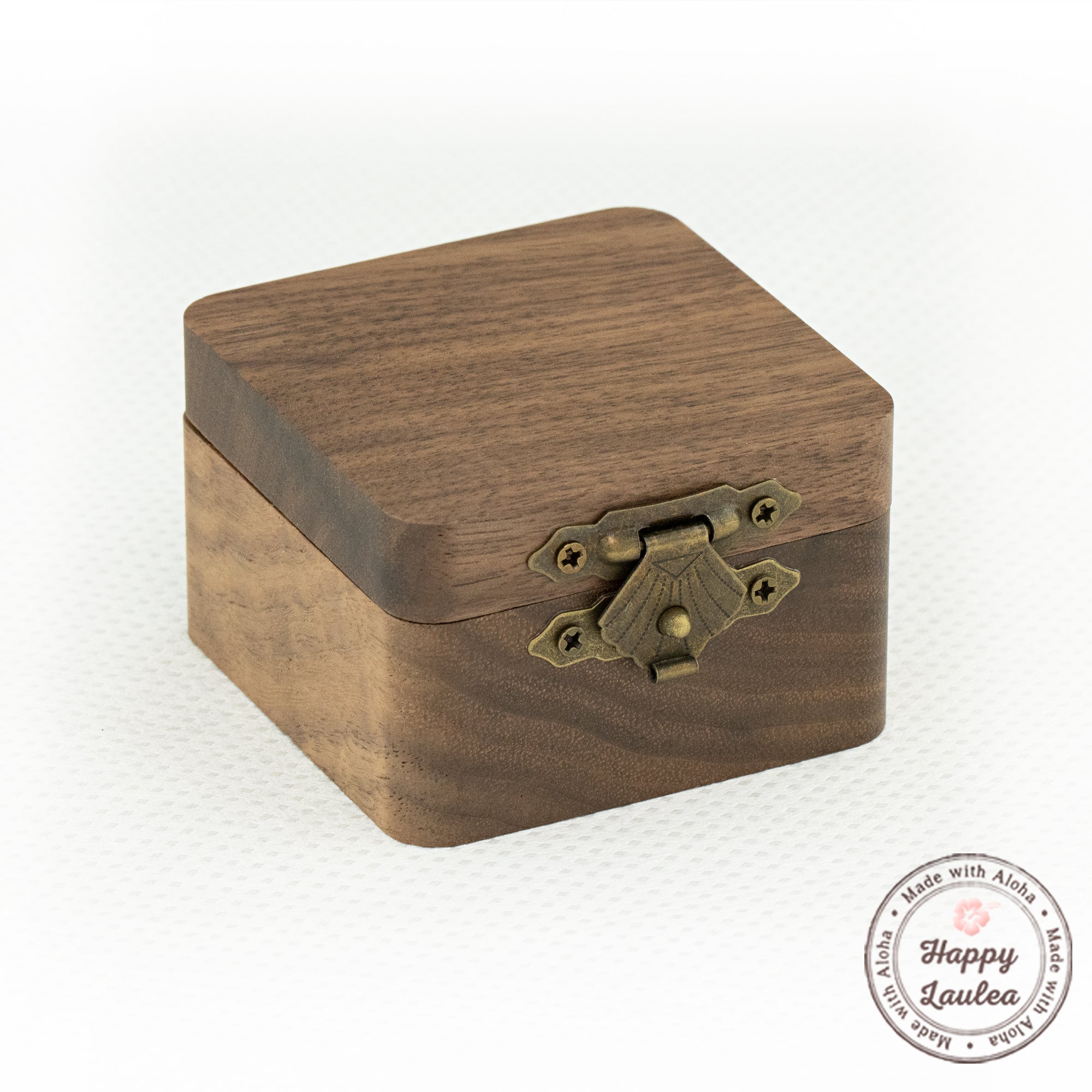 Hand Made Premium Couples Wood Ring Box